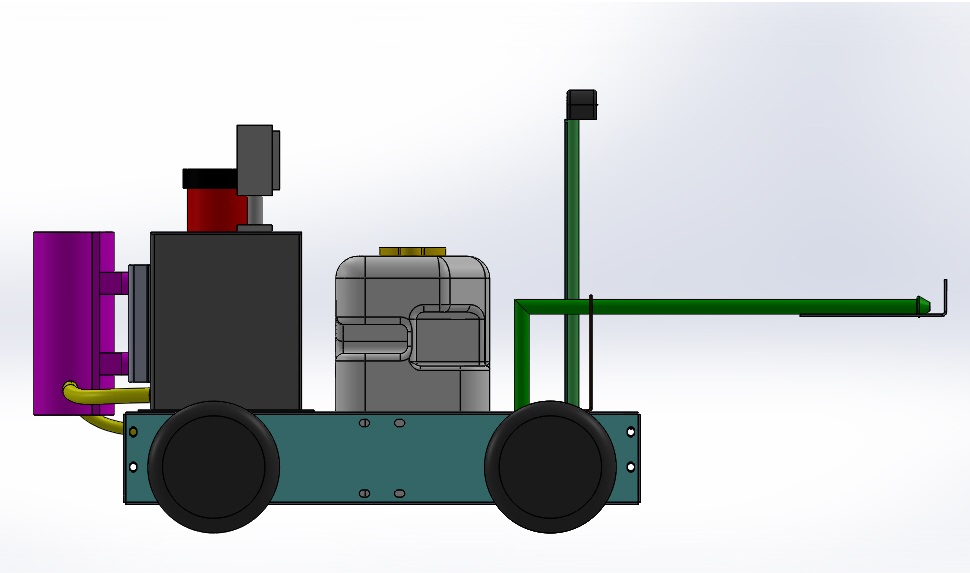 Dual Purpose Flamethrower & Extinguisher RC Robot