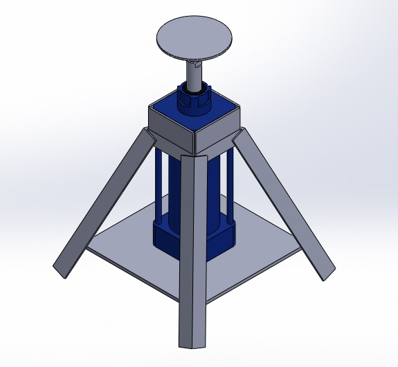 Pedal Press Pneumatic Lifting Jack